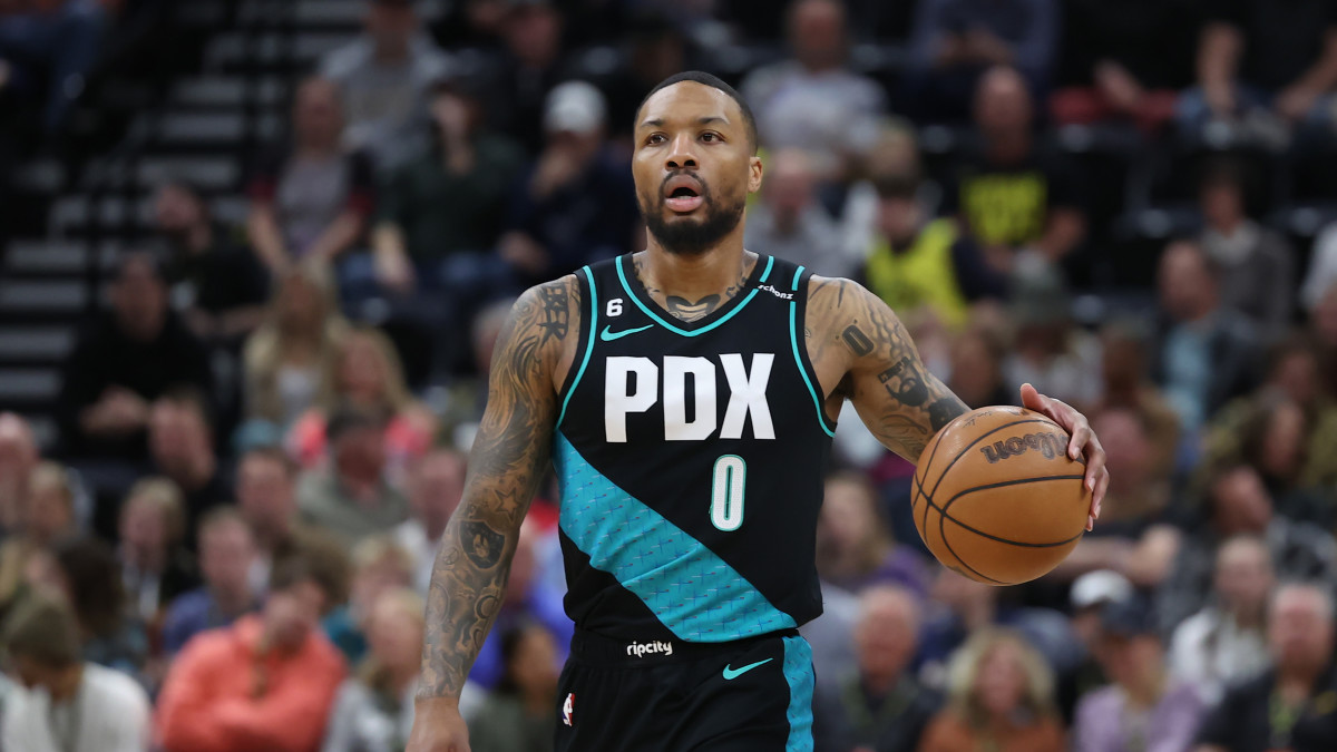 Portland Trail Blazers guard Damian Lillard.